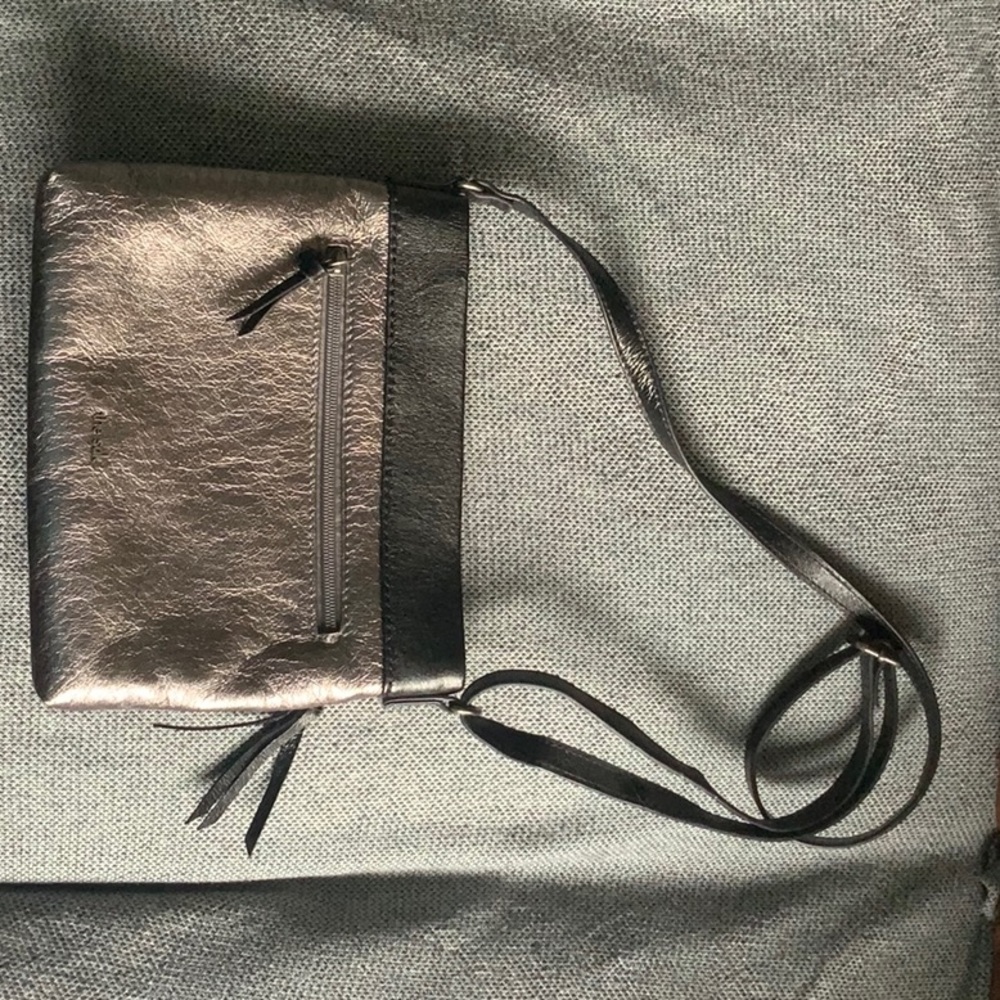 The Sak silver purse